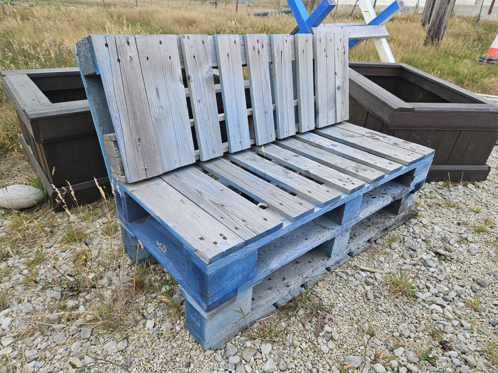 Pallet Bench made by members